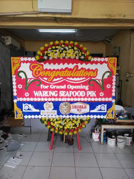 Papan Bunga Ucapan Selamat Jatikarya Jatisampurna