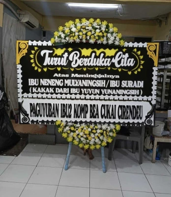 Papan Bunga di Jatikarya Jatisampurna